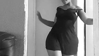 Fat ass south African stripper whore Botsang cock teasing