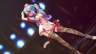 Mmd R-18 Anime Girls Sexy Dancing Clip 476