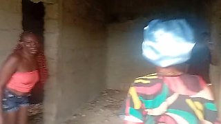 Creamyshuga's Threesome with Two Wives Fucking in Abandoned Building