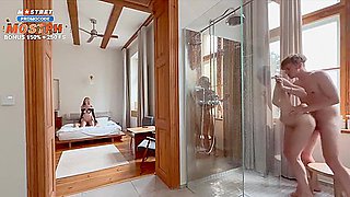 A Pretty Russian Girl Is Ready To Fuck With A Guy In Her Shower
