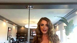 Busty funny housewife solo