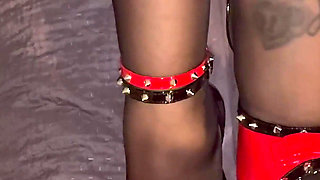 POV Fetishist Cums on His Mistress's Sexy Shoes