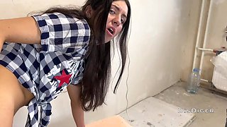 Rough Punished Anal Sex Repairwoman for Bad Work