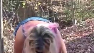 Scared Girl Ordered to Strip and Tied in the Woods