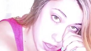 Kimber Lee Yawns and Stretches