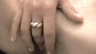 Horny Girl Masturbates in the Office