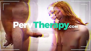 Wild stepson can't resists Nina Elle's Huge Tits