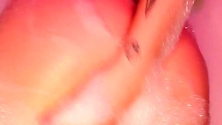 Amateur shower and masturbation