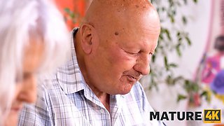 Mature4k. guy bonks the sensuous mature honey in front of her spouse