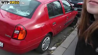 Public sex with a naughty hottie