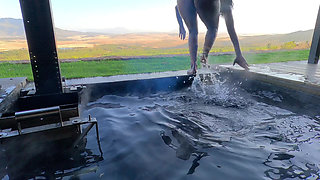 Morning Mist Magic-hotwife Gets Fucked in the Pool