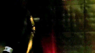 Stina Stone Femdom Handjob Tease Denial Facesitting by Mistress in Leather Gloves Part 2