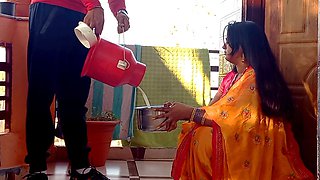 Desi bhabhi fucked by milkman with nice blowjob scene.