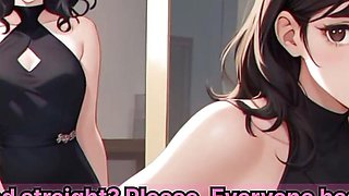 Roommate transformed you in a sissy  and fucked your virgin ass with a strap on  (FEMINIZATION ROLEPLAY - AI GENERATED)