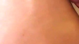 Teen Oiled Perfect Ass Handjob and Cum on Butt