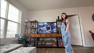 Pov - Fucking My Stepsister's Fat Ass - Gape And Anal Creampie! Steve Rickz And Ava Damore