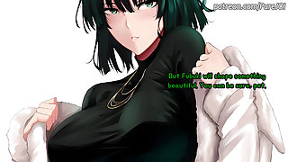 Tatsumaki and Fubuki want to play with their weak prey (Femdom JOI)