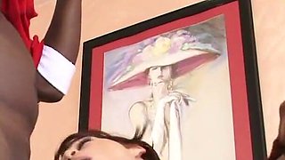 Alluring MILF with big ass gets double penetrated
