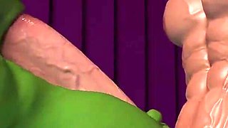 She Hulk Loves Getting Her Asshole Stretched by Monster Cock