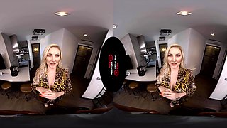 A Lucky Student - Big Tit Blonde Milf Fucks Younger Guy Pov