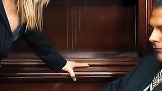 Busty Slut Aline Gets Pussy Masturbated and Receives Messy Facial Cumshot
