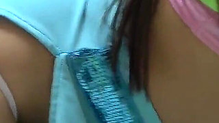 Micro Mini Skirt, Thong G String Wedgie Ass, Big Tits Stick Out T-shirt, Busty Japanese Girl Maid's Sexy Room Cleaning