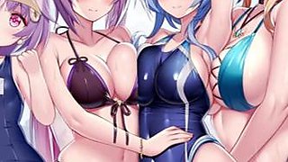 Hentai Pics: Big Tits, Big Ass  Blowjob Porn