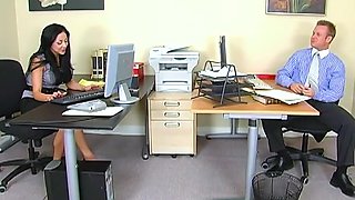 Audrey Bitoni gets fucked in the office