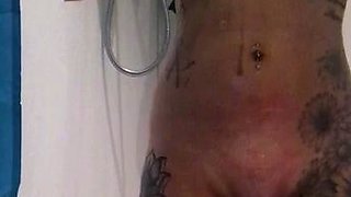 Extreme close up on her pussy taking toys