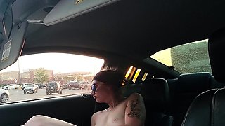 Public Play at Hyvee - Adult Toy Solo in Car