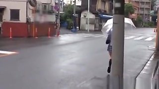 Teen Schoolgirl Entices This Guy To Fuck Her Up Her Skirt