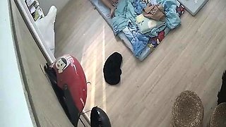 Voyeur video of young couple having sex