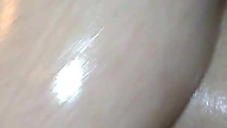 Crossed legs calves shake in first person