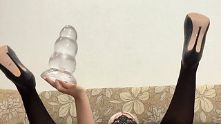 I Can't Wait to Fuck My Ass with This Plug on a Sex Machine