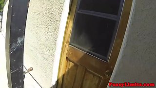 Cocksucking inked slut doggystyled in fantasy