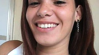 Hot Brunette Girlfriend POV Blowjob