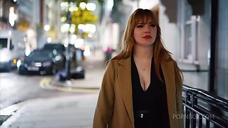 Cheating Curvy Redhead Takes a Creampie From 10 Inch Dick