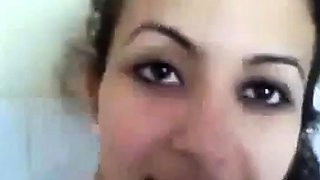 Egyptian Girl Show Her Body For Her Lover In Toilet