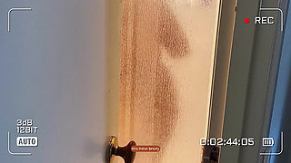 I caught my step-son peeping on me showering nude, so I turned it into a naughty hot show