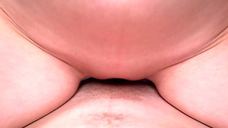 POV ASMR cameltoe wet pussy sliding rubbing and fuck cock for huge cumming