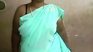 I Went to My Stepaunt's House and She Was so Beautiful in a Saree, Then I Grabbed Her Breasts and Shared Her Bed