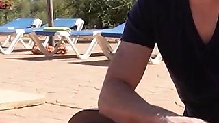 Pool Boy Fucked Bareback!