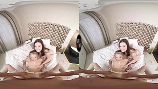 Sky Pierce, Simona Purr VR Porn: We Are One Family Now - VirtualTaboo
