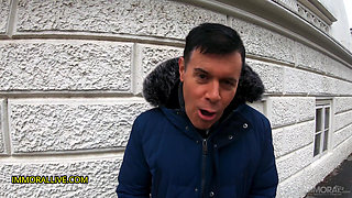 Pregnant stepdaughter takes out her competition on Christmas! Jennifer Mendez part 1 of 2