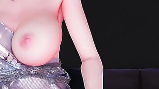 [mmd]brave Girls-rollin', Couple Dance, Korean Dance, Lingerie, Striptease