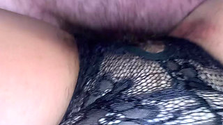 Missionary POV Fuck with Cumshot on Very Hairy Pussy