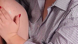 Amateur Couple Prostate Milking with a Vibrator