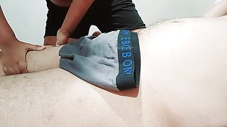 My stepsister Ann massage me and I fucked her