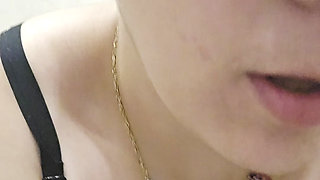 Playing with my toys in the bathroom