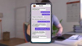 My Bimbo Dream #31 - Blonde College Girl Walks Around Town While Having A Controlled Vibrator Inside Her Pussy